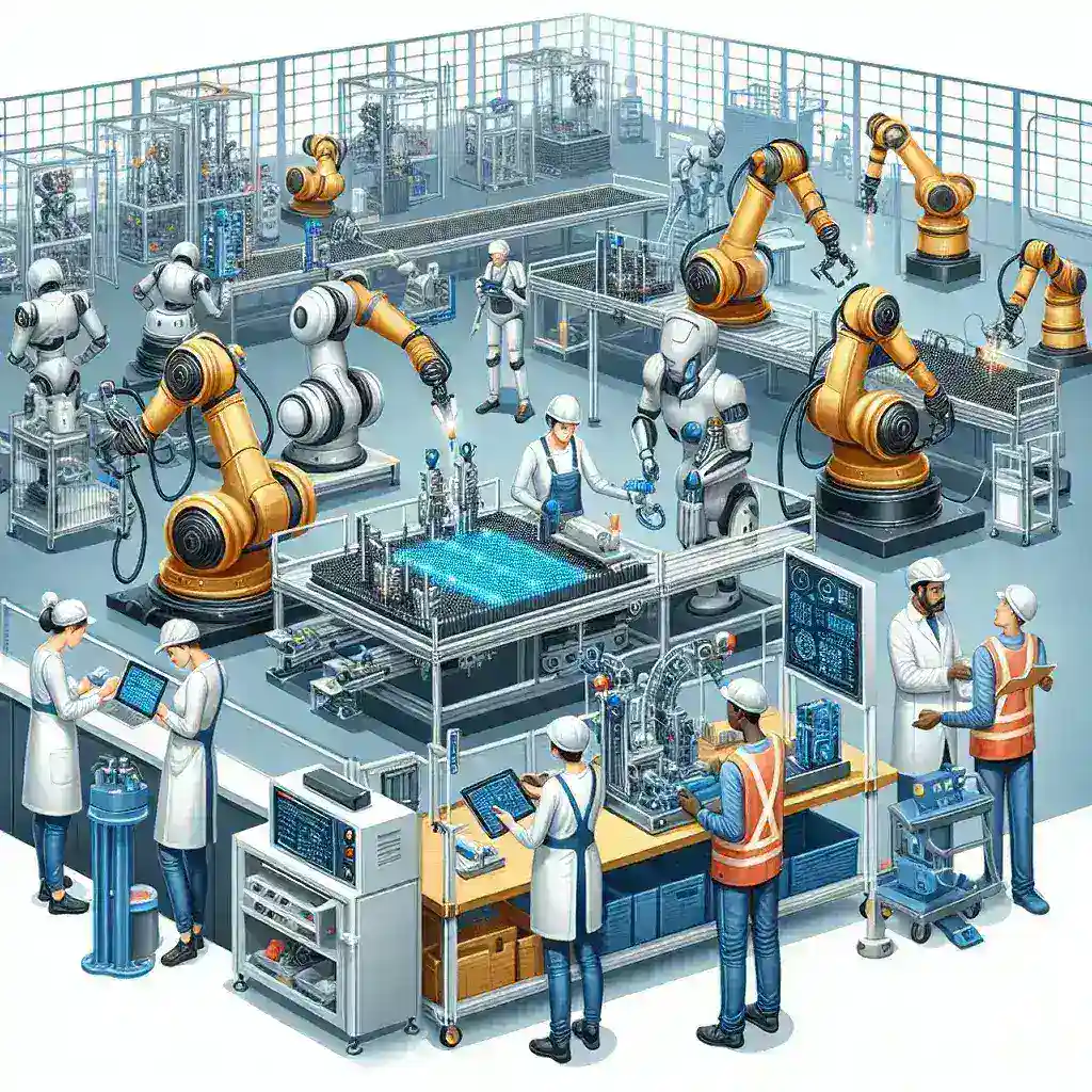 Indústrias apostam em robôs colaborativos para linhas de montagem mistas